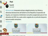 Comunicado | Venezuela rechaza infames declaraciones de Guyana sobre referéndum consultivo