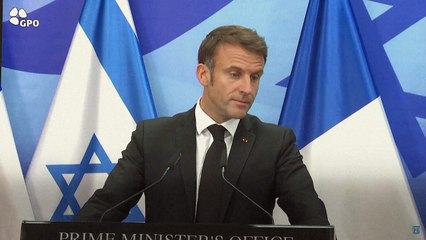 ماكرون يدعو من القدس إلى "إعادة إطلاق العملية السياسية مع الفلسطينيين على نحو حاسم"