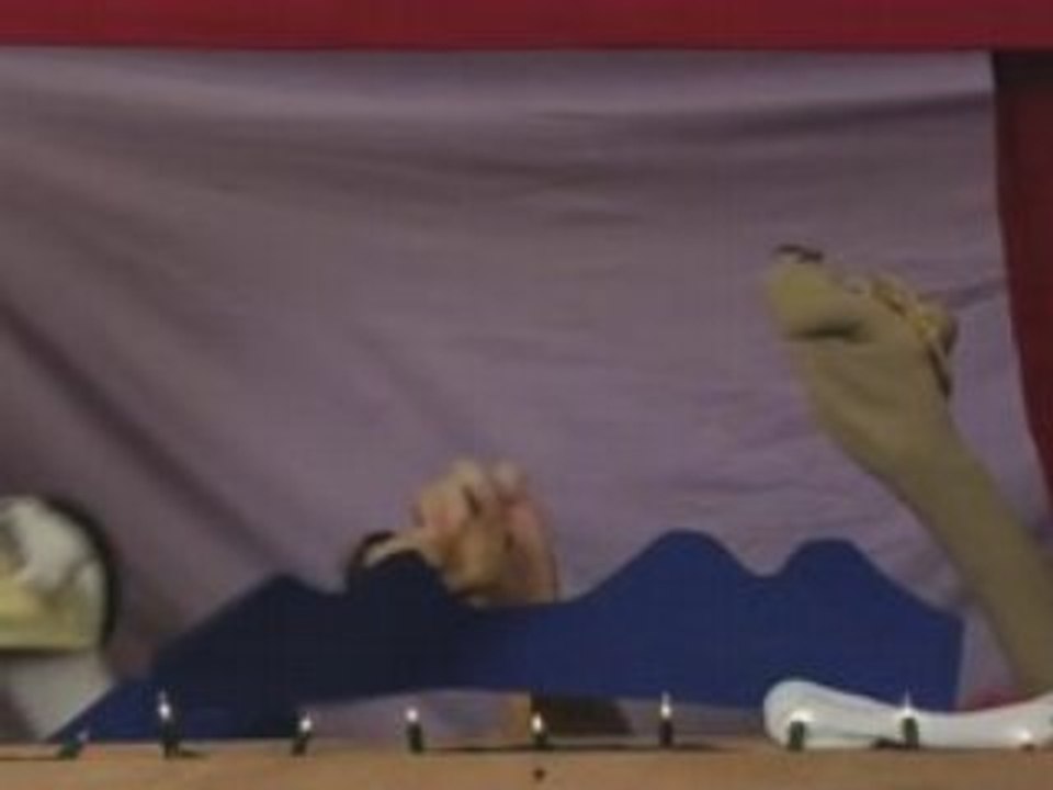 No Country for Old Men Sock Puppet Show