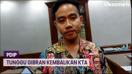 Gibran Belum Kembalikan KTA PDIP Usai Ditunjuk Jadi Cawapres Prabowo