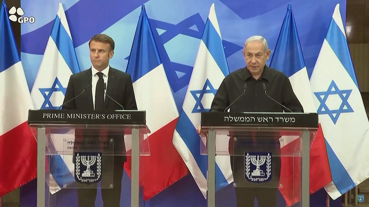 Macron fordert internationale Koalition gegen die Hamas