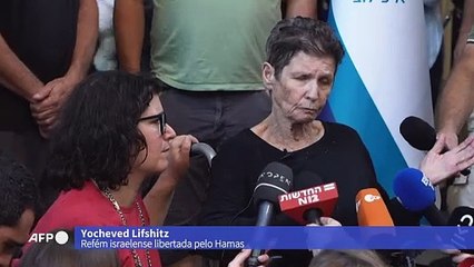 Israelense libertada relata agressão, mas diz ter sido bem tratada no geral