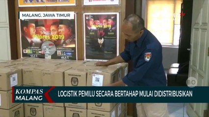 KPU Kota Malang Mulai Terima Logistik Pemilu 2024
