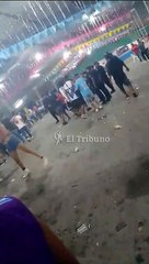 Campo Quijano: Piñas y tiros en una carpa