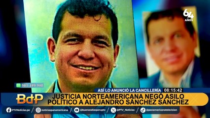 EE. UU. niega asilo a Alejandro Sánchez, implicado en presuntos actos de corrupción en el gobierno de Castillo