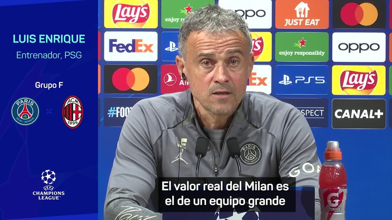 RUEDA DE PRENSA de LUIS ENRIQUE | PSG - MILÁN: MBAPPÉ, LEAO...