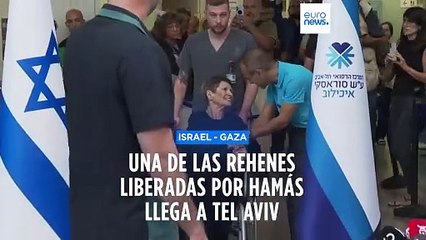 Una de las rehenes liberadas por Hamás dice que fue "bien tratada" durante su cautiverio en Gaza