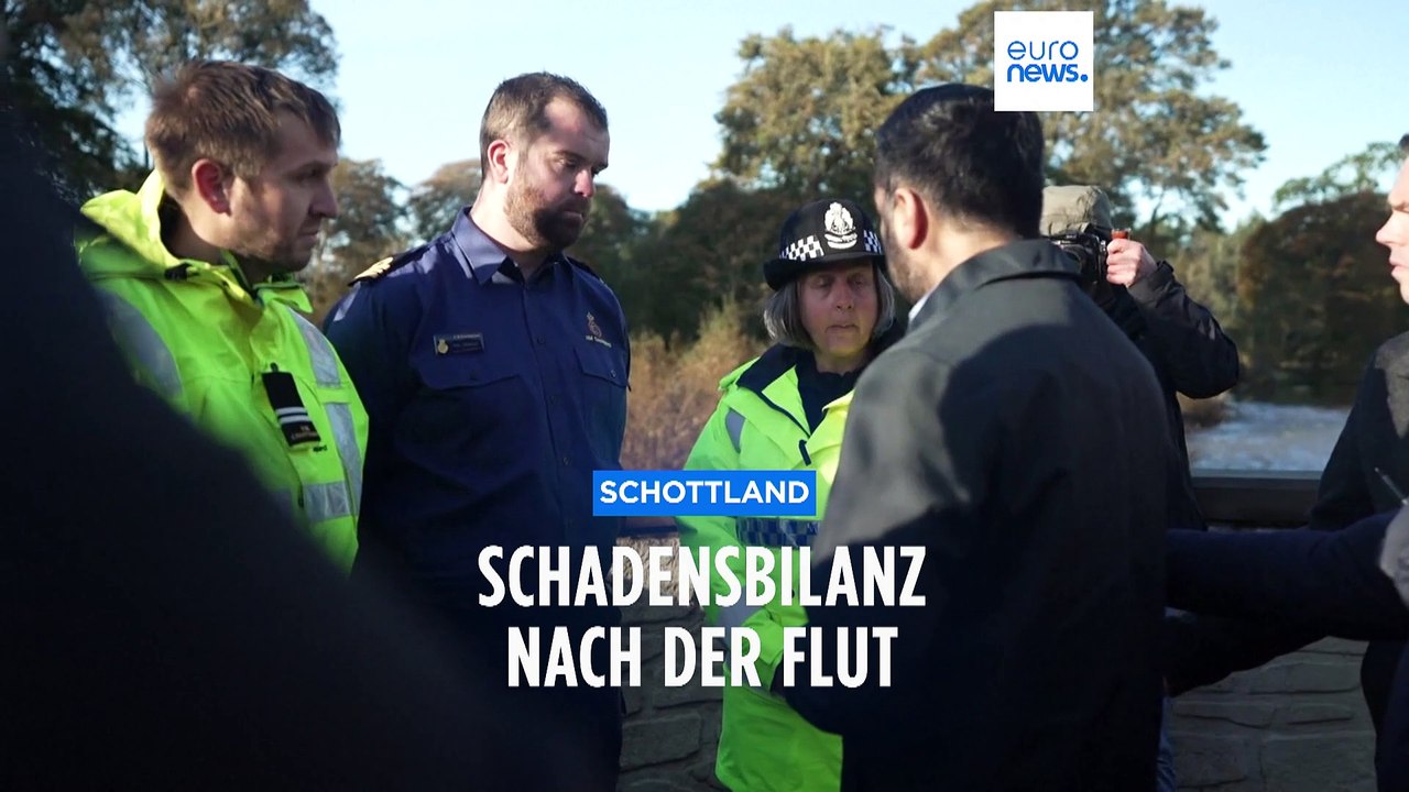 Unwetter in Schottland: Regierungschef verspricht staatliche Hilfen
