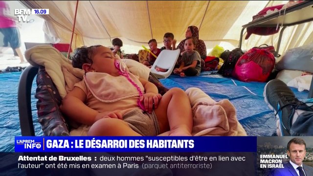 À minuit, alors que nous dormions, nous avons soudain senti des éclats d'obus : le désarroi des habitants de Gaza