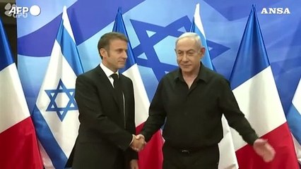 Gerusalemme, Macron incontra Netanyahu