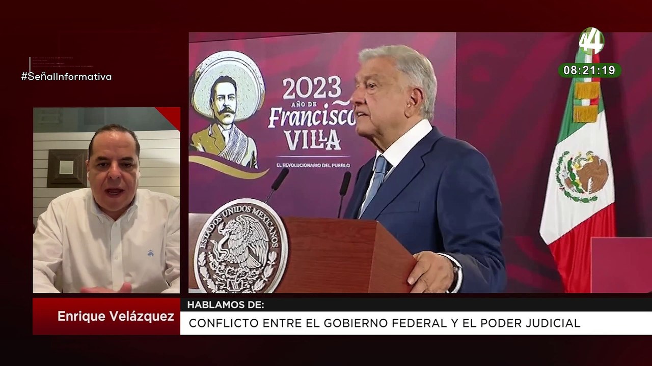 Conflicto entre el Gobierno Federal y el Poder Judicial: Enrique Velázquez