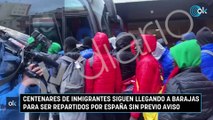 Centenares de inmigrantes siguen llegando a Barajas para ser repartidos por España sin previo aviso