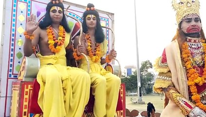 चूर हुआ दशानन का दंभ, धू-धू कर जला रावण