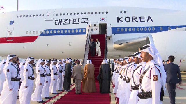 尹, 사우디 방문 마치고 카타르 도착...국빈 방문 일정 / YTN