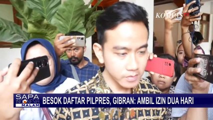 Gibran Beberkan Ambil Izin Cuti 2 Hari Saat Ditanya Wartawan, Buat Agenda Apa?