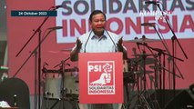 [FULL] Pidato Prabowo Subianto usai Dideklarasi Dukungan oleh PSI