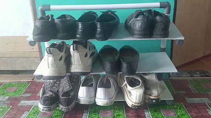 RAK SEPATU DARI PIPA PARALON