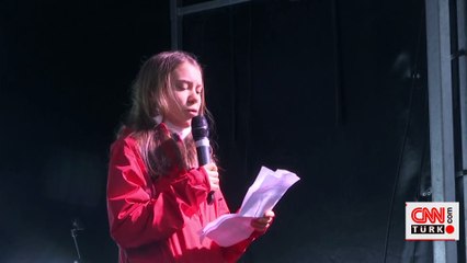 Filistin’e destek veren Thunberg’e İsrail’den tepki