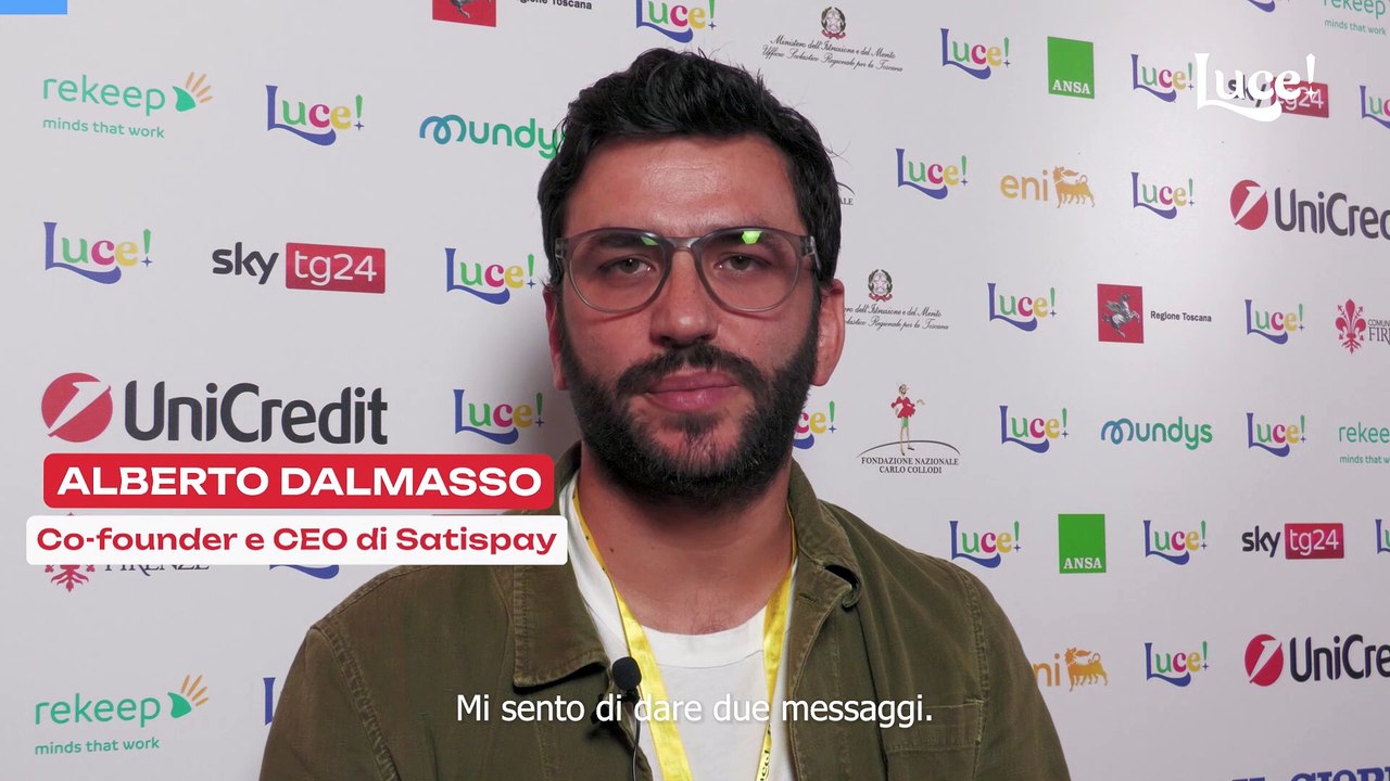 L'intervista ad Alberto Dalmasso, Co-founder e CEO di Satispay - Festival Luce! 2023