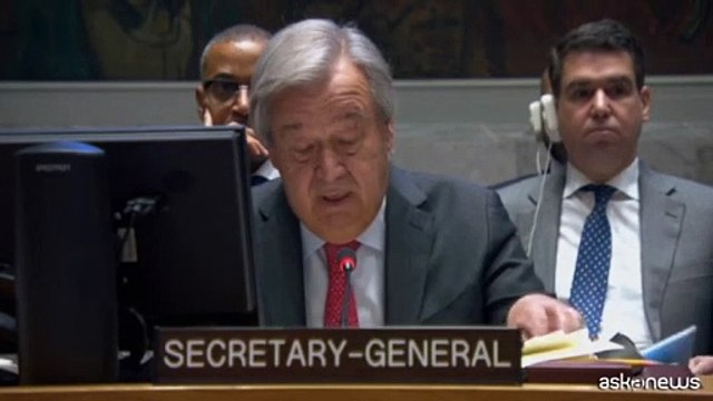 Guterres: rinnovo appello a immediato cessate il fuoco umanitario a Gaza