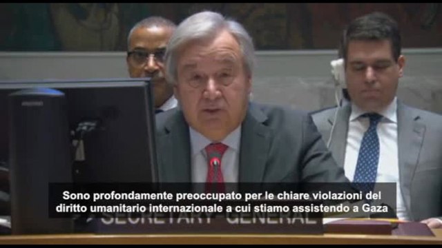 Guterres: rinnovo appello a immediato cessate il fuoco umanitario a Gaza