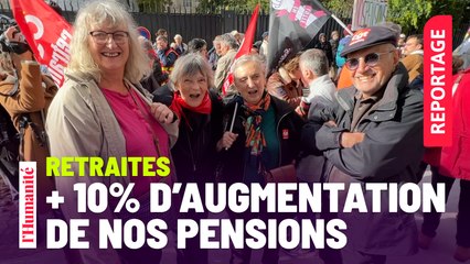 "On a des retraités qui ne se nourrissent pas ». Mobilisation des retraités pour une revalorisation de 10% des pensions