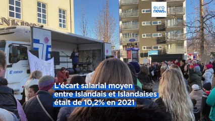 Les Islandaises en grève pour l'égalité salariale
