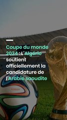 Coupe du monde 2034 : L'Algérie soutient officiellement la candidature de l'Arabie saoudite