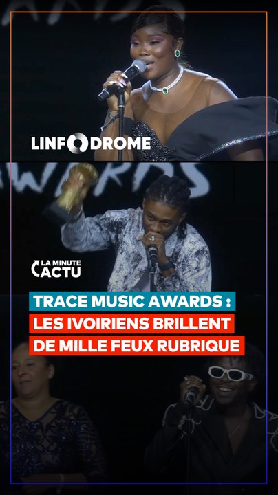 Trace music awards : Les ivoiriens brillent de mille feux #short