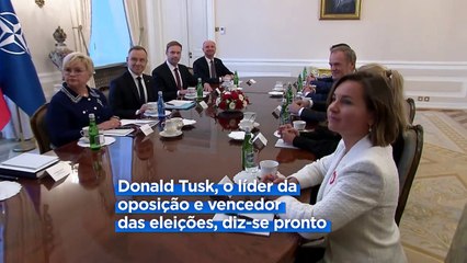 Líder da oposição com pressa para formar governo e reaproximar Polónia da UE