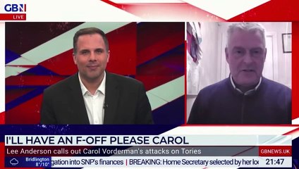 Carol Vorderman told 'you were wrong' after Lee Anderson vindicated in GB News Ofcom probe