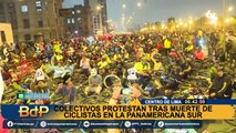 Protesta de colectivos tras muerte de ciclistas en la Panamericana Sur: “no más muertes”