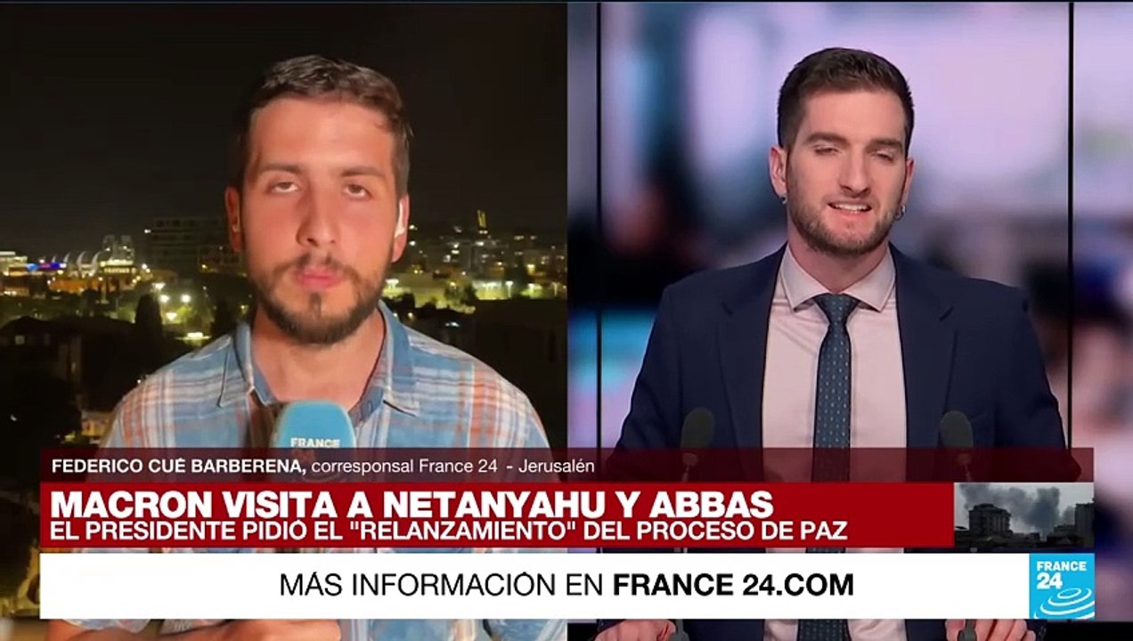 Informe desde Jerusalén: Macron visita a Netanyahu y Abbas el mismo día