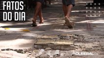 Moradores denunciam calçadas irregulares que causam riscos em bairros de Belém