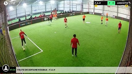Faute de Sofiane Koubaa - F.A.H
