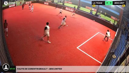 Faute de corentin BRAULT - BDG UNITED