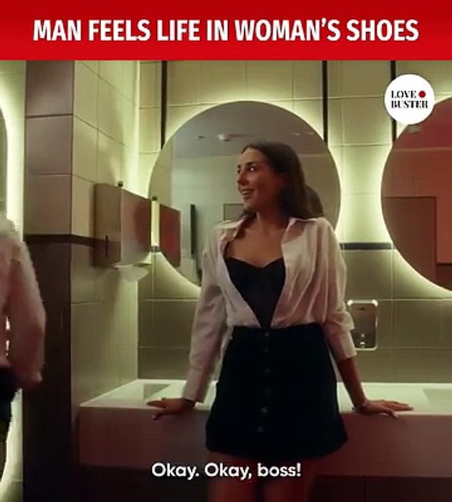 Man Feels Life In Woman's Shoes Video courtesy of Love