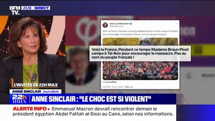 Download Video: Critiques de Jean-Luc Mélenchon contre Yaël Braun-Pivet: pour Anne Sinclair, le leader de la France insoumise 