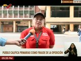 Caracas | Ciudadanos califican las primarias de la oposición como un proceso amañado y fraudulento