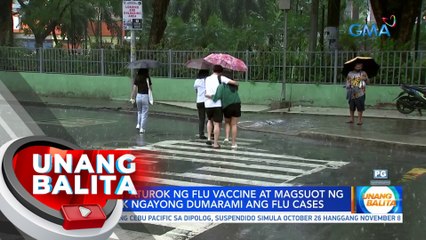 DOH: Magpaturok ng flu vaccine at magsuot ng face mask ngayong dumarami ang flu cases | UB