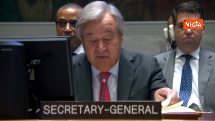 Download Video: Guterres (Onu): Gli attacchi di Hamas non sono avvenuti dal nulla