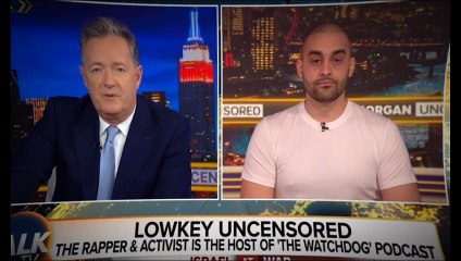 Piers Morgan vs Pro-Palestinian Rapper Lowkey On Israel-Hamas war