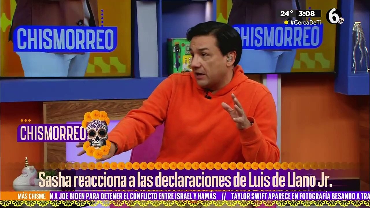 Sasha Sokol reacciona a las declaraciones de Luis de Llano Jr