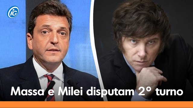 Massa e Milei vão para o segundo turno nas eleições da Argentina