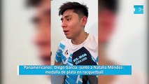 Panamericanos: Diego García -junto a Natalia Méndez- medalla de plata en racquetball