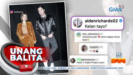 Heart Evangelista, nanood ng pelikulang "Five Breakups and a Romance" kasama si Alden Richards | UB