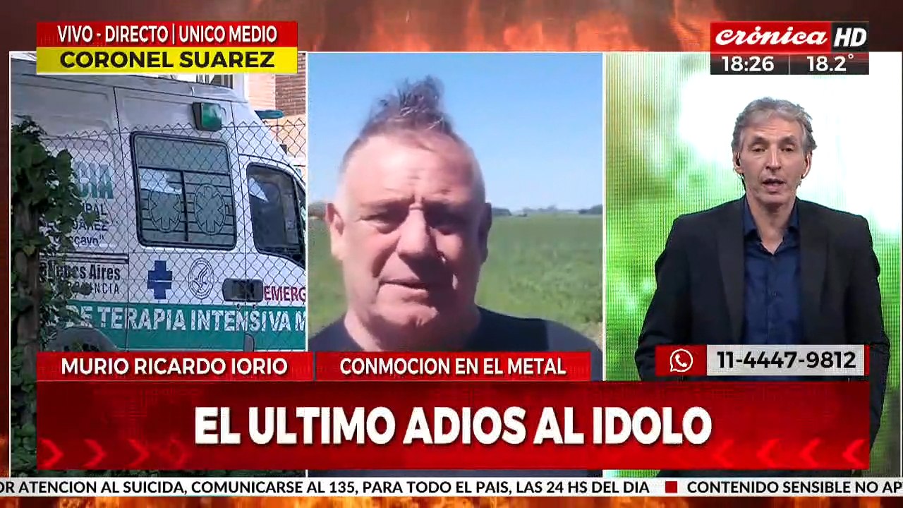 El pueblo despide a Ricardo Iorio