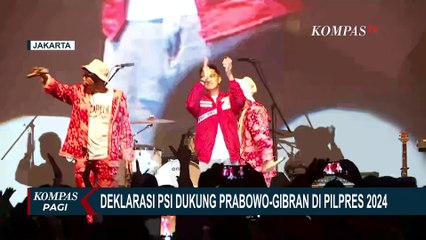 Video herunterladen: Deklarasi PSI Dukung Prabowo-Gibran di Pilpres 2024