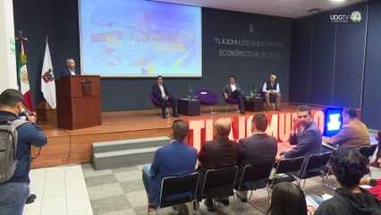 Tlajomulco es nuevo motor económico de Jalisco, afirma alcalde Salvador Zamora ante alumnos de CUCEA
