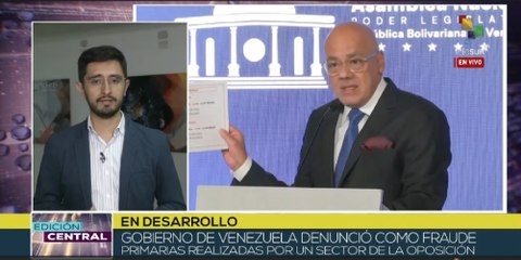 Venezuela: Jorge Rodríguez solicitó reunión con Comisión de Verificación de los Acuerdos de Barbados